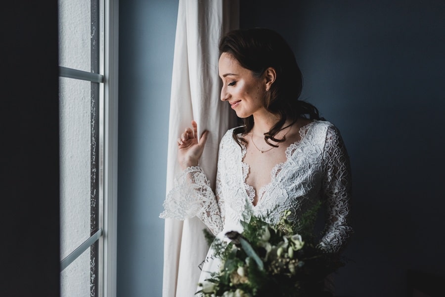 Robe de mariée : idées pour un mariage élégant en vert et or