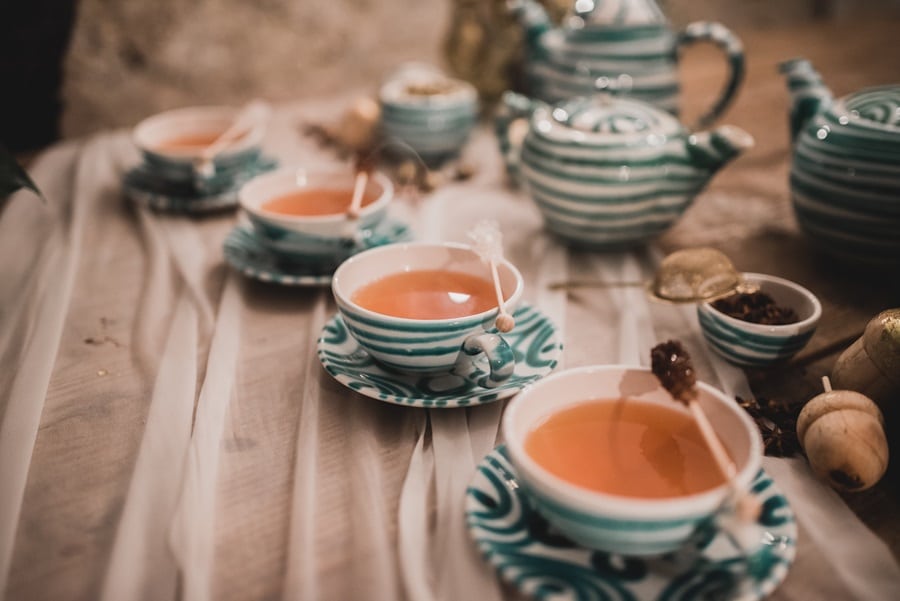 Idées pour un mariage élégant en vert et or
