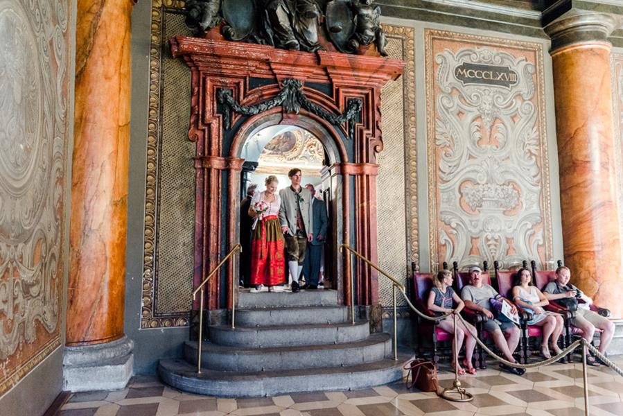 Bureau d'état civil dans la petite mairie de Passau
