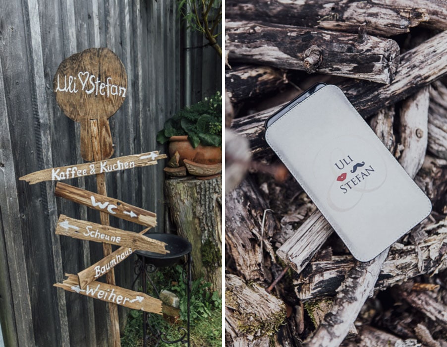 signes d'idée de logo personnalisé de mariage