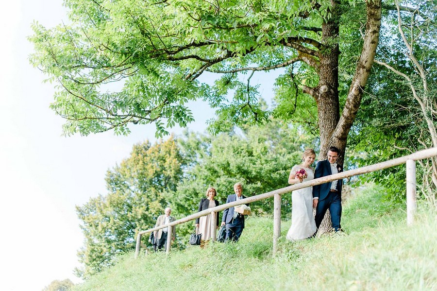 Mariage au Hasenöhrlhof avec réception au champagne au refuge