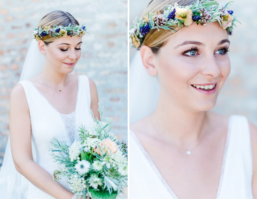 Mariage bohème romantique avec cérémonie gratuite dans le jardin de Kitty Fried