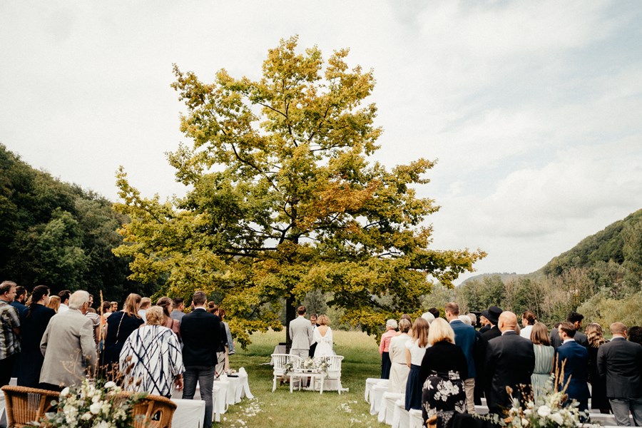 Mariage amoureux de la nature dans le Jura Souabe
