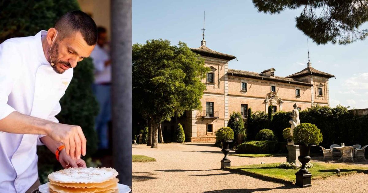 Le chef des chefs madrilènes qui dirige le palais historique de Torrejón, parfait pour se marier