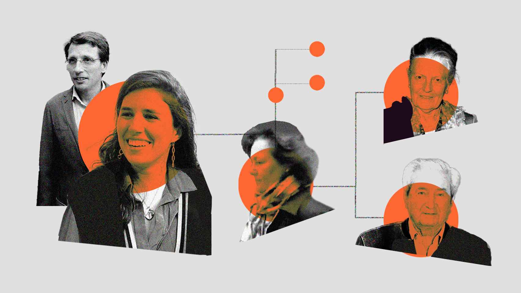 Almeida, Teresa Urquijo, Beatriz Moreno, Íñigo Moreno y Teresa de Borbón.