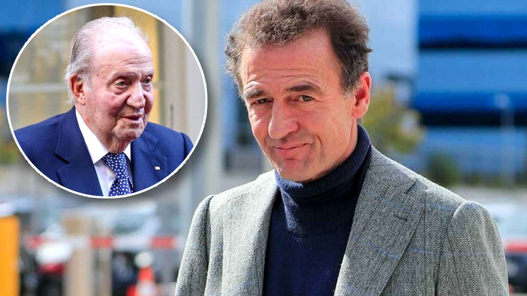 Alessandro Lequio y el rey Juan Carlos en un fotomontaje de El Español.