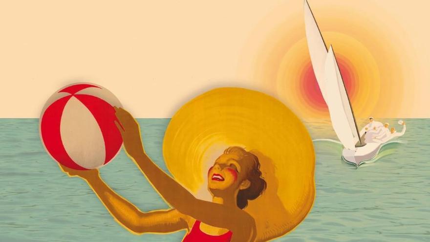 Cartel de la exposición de carteles históricos Destino España