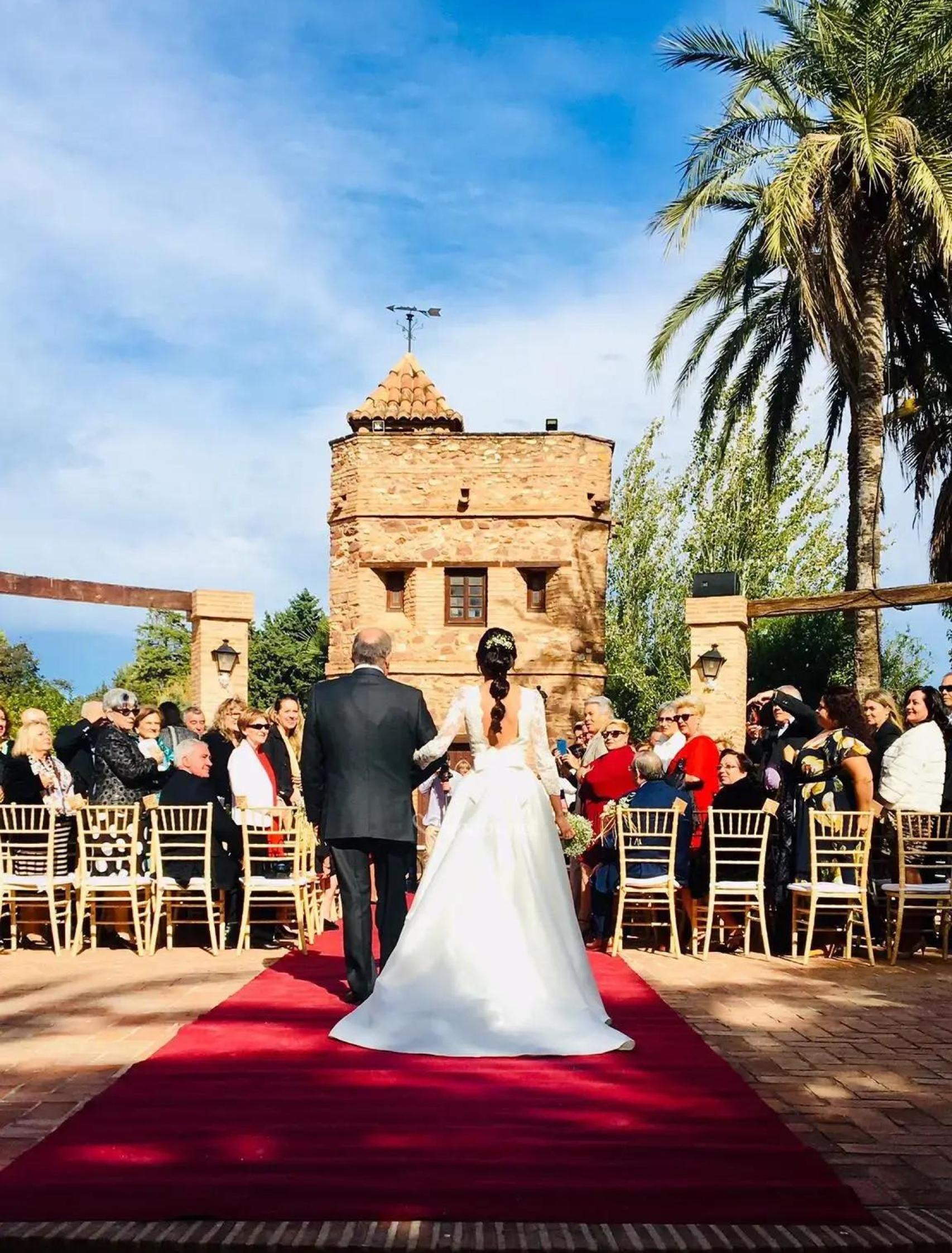 Une cérémonie aux Jardines de la Cartuja (Valence). Mariages.net