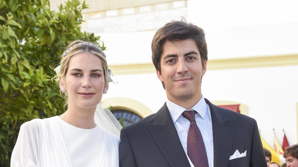 Los novios, este viernes, 21 de junio, tras darse el