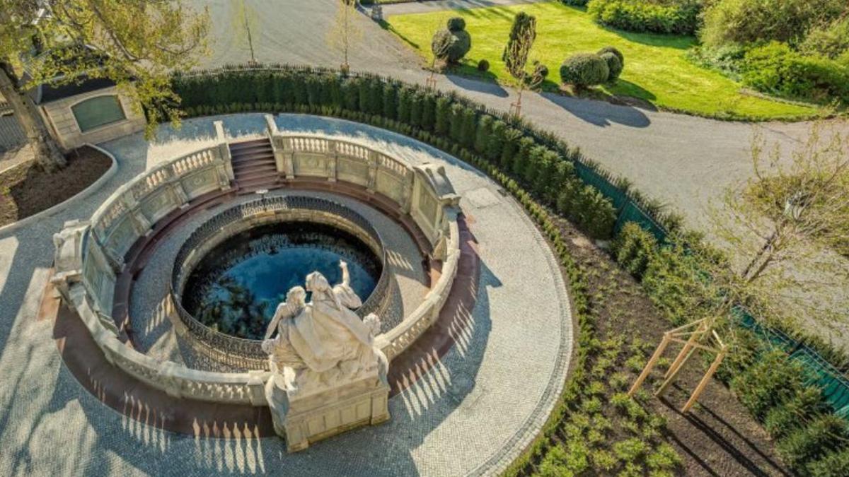 La fuente del Danubio en Donaueschingen
