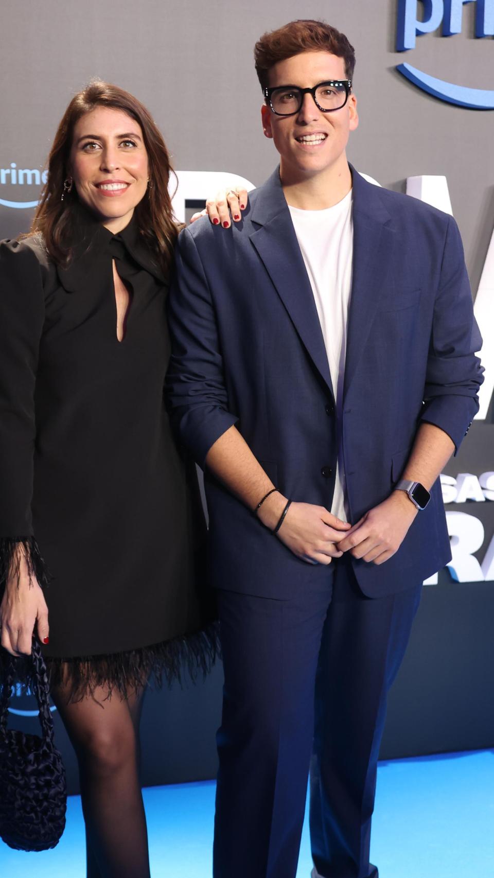 Xuso Jones avec sa partenaire et amie Ana Brito lors d'un événement public, en novembre 2023.