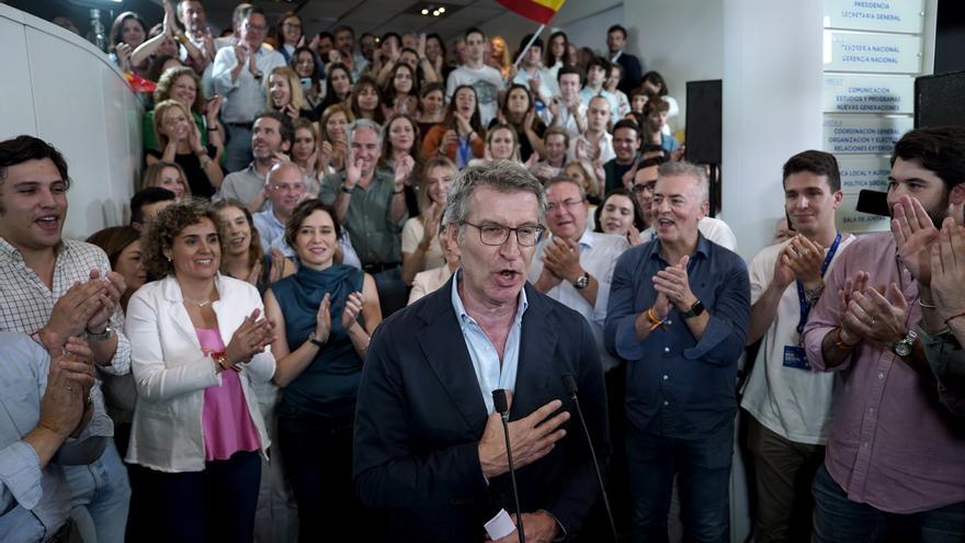 Elections européennes PP 2024 |  Feijóo remporte une victoire serrée malgré sa focalisation sur l'amnistie et la corruption