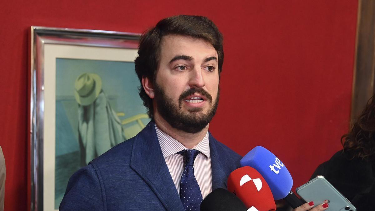 El vicepresidente de la Junta de Castilla y León Juan García-Gallardo.