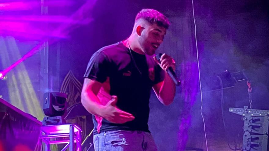 Boni en una de sus actuaciones.