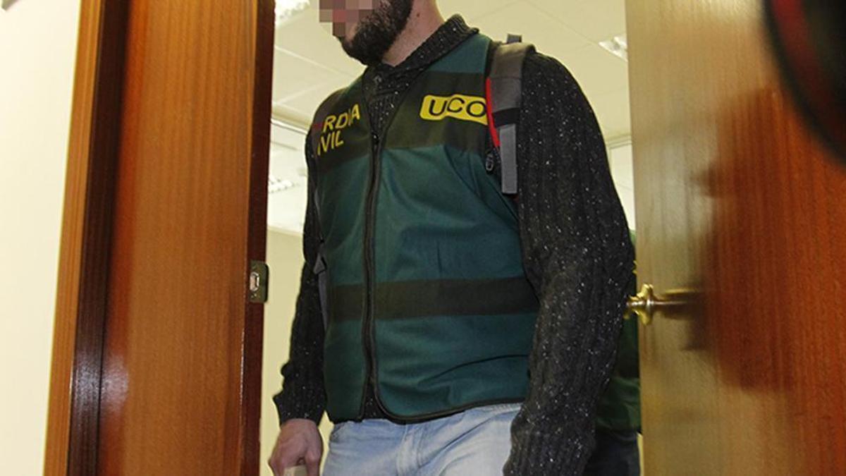 Un agente de la UCO de la Guardia Civil.