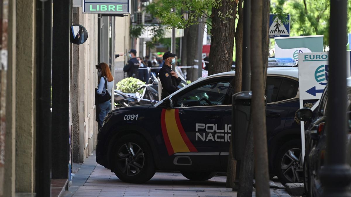 Agente de Policía en Madrid.
