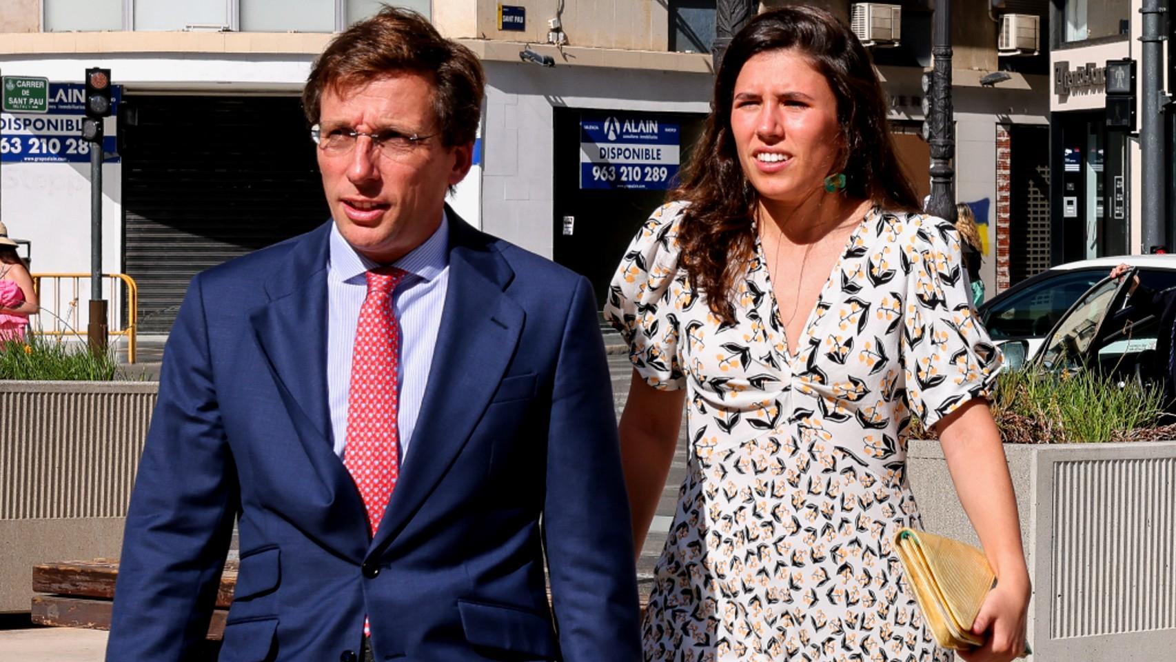 José Luis Martínez-Almeida y Teresa Urquijo el sábado 29 de junio en Valencia.
