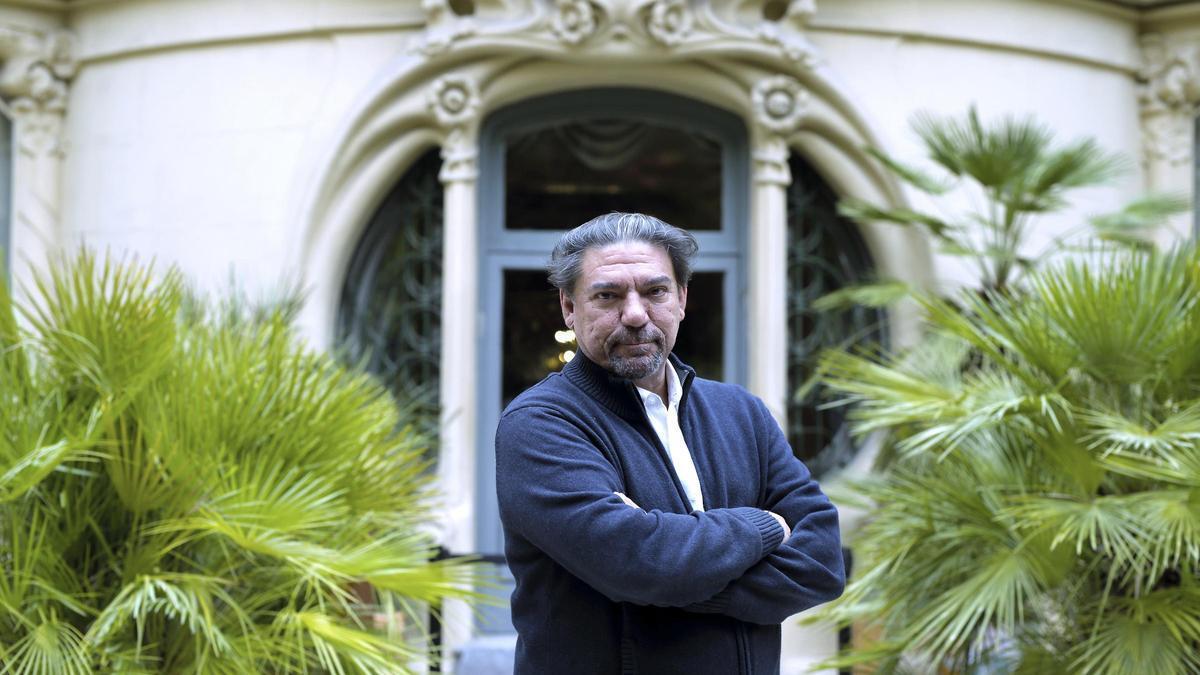 Antonio Onetti, fotografiado en la SGAE