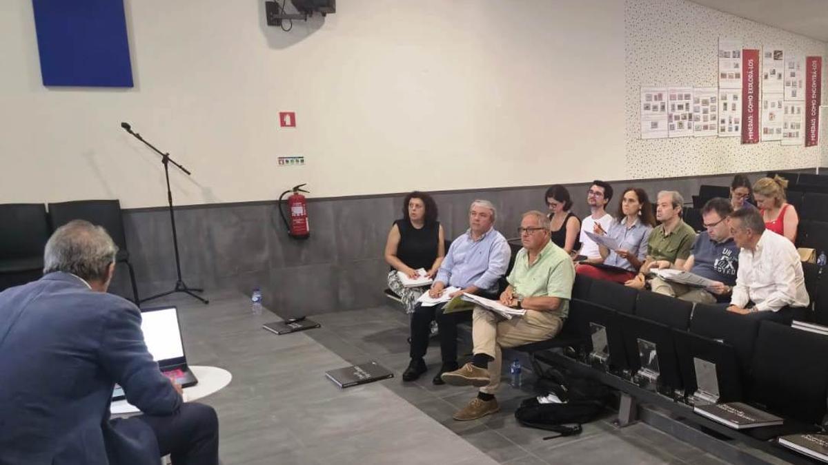 Christoph Strieder, durante la reunión en Portugal para fomentar el turismo del patrimonio industrial. Proyecto In_Genios_Duero_Duoro