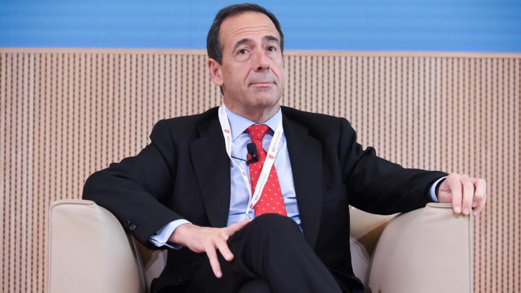 El consejero delegado de CaixaBank, Gonzalo Gortázar, en una imagen de archivo.