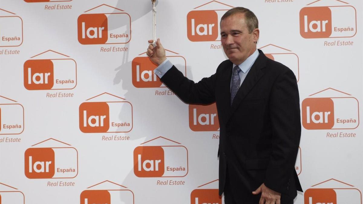 Jose Luis del Valle, presidente de Lar España, durante la salida a bolsa