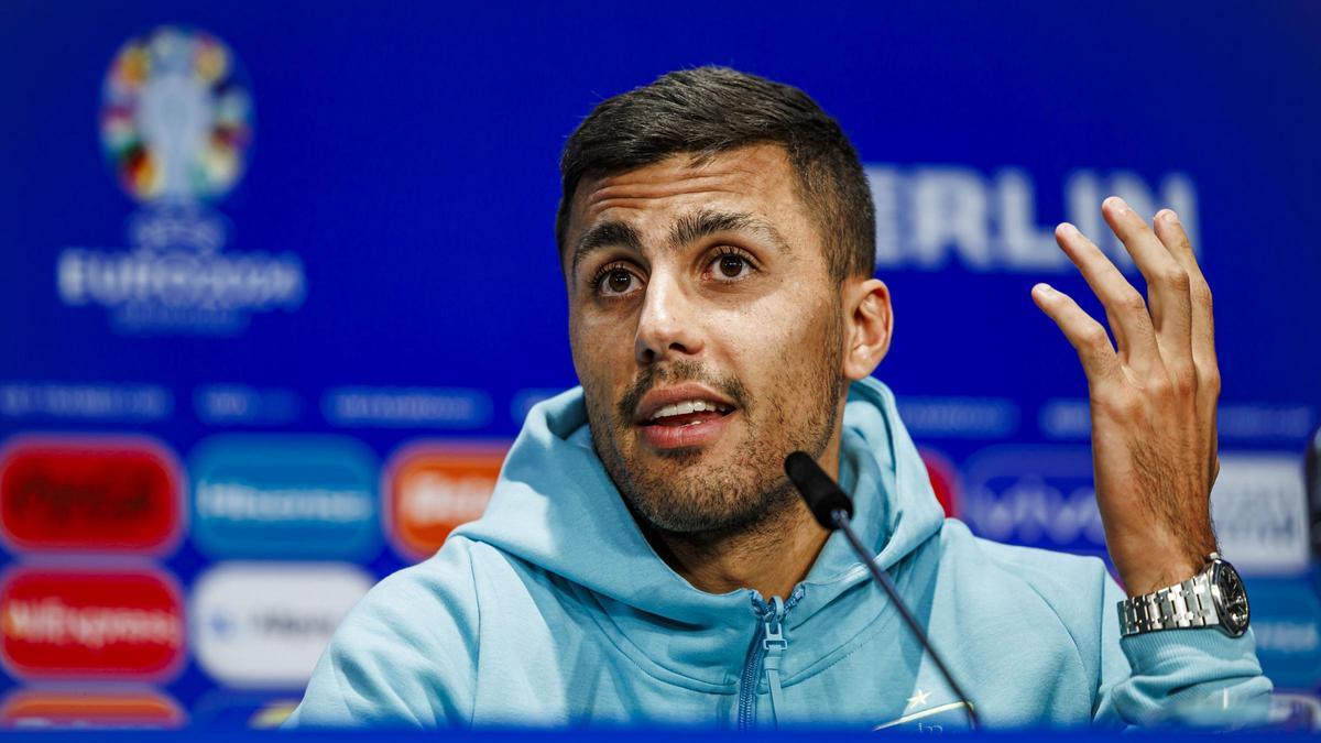 Rodri valoró el partido de España ante Francia