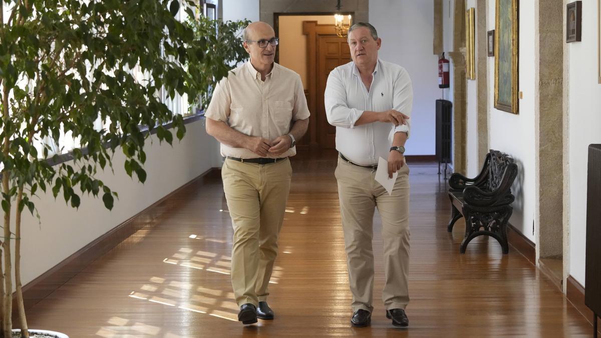 VISITA DELEGADO JCYL EN ZAMORA El Presidente de la Diputación de Zamora, Javier Faúndez Domínguez, y el Delegado de la Junta de Castilla y León en Zamora, Fernando Prada