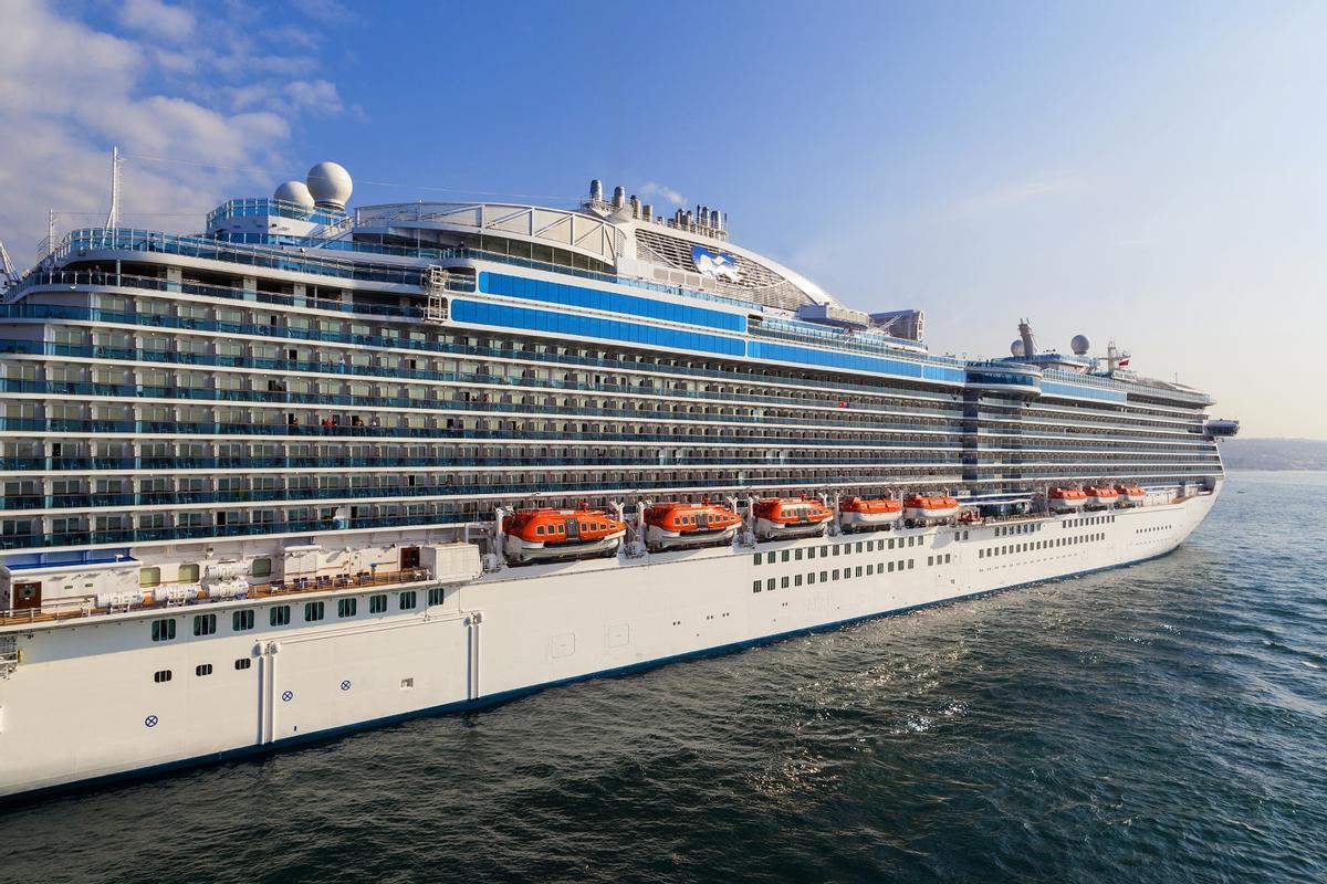 Image d'un grand bateau de croisière