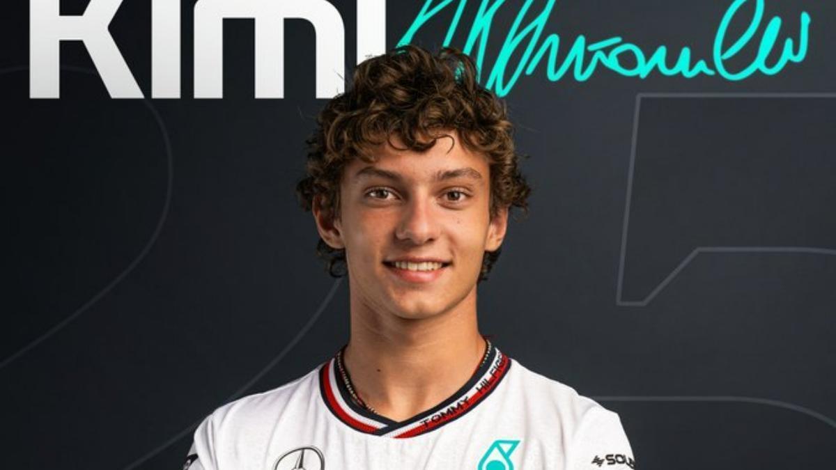Andrea Kimi Antonelli ficha con Mercedes a partir de 2025.