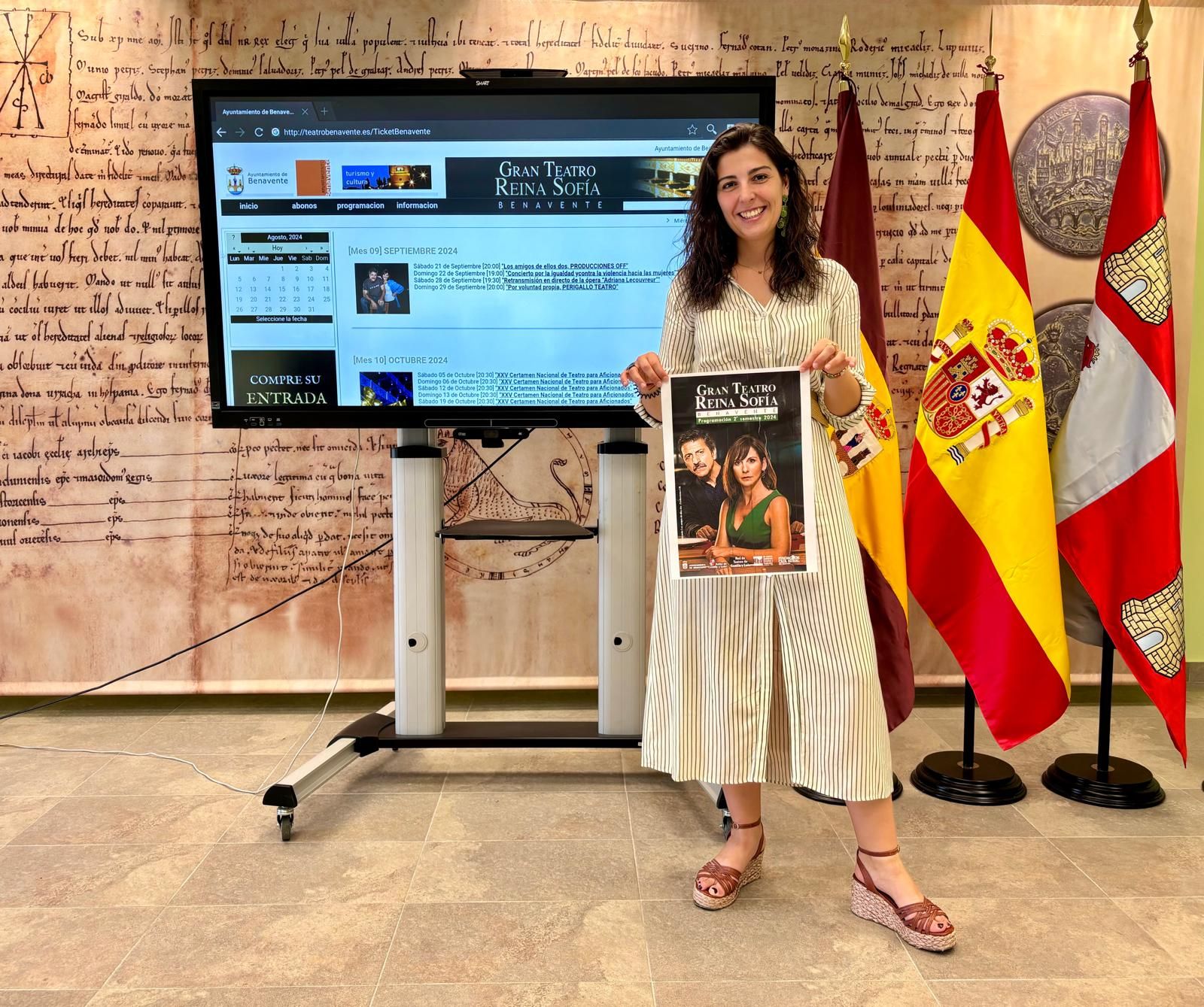 La edil de Cultura, Mercedes Benítez