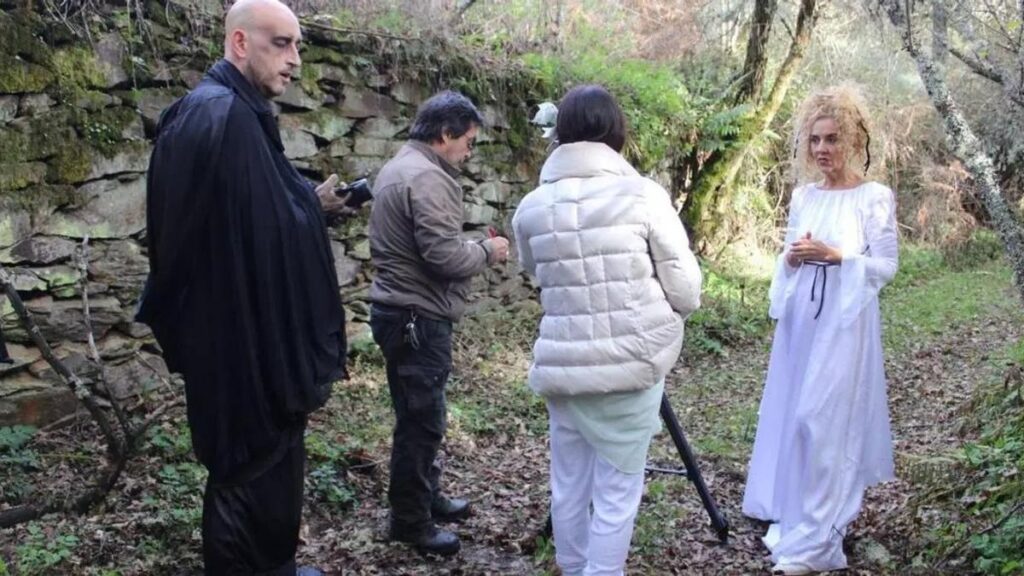 Rodaje de una película en Chaguaceda.