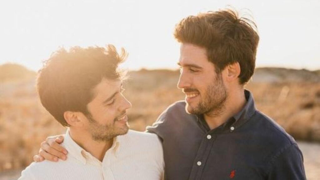 Juan Carlos Caballero y su novio, Javier Zamora