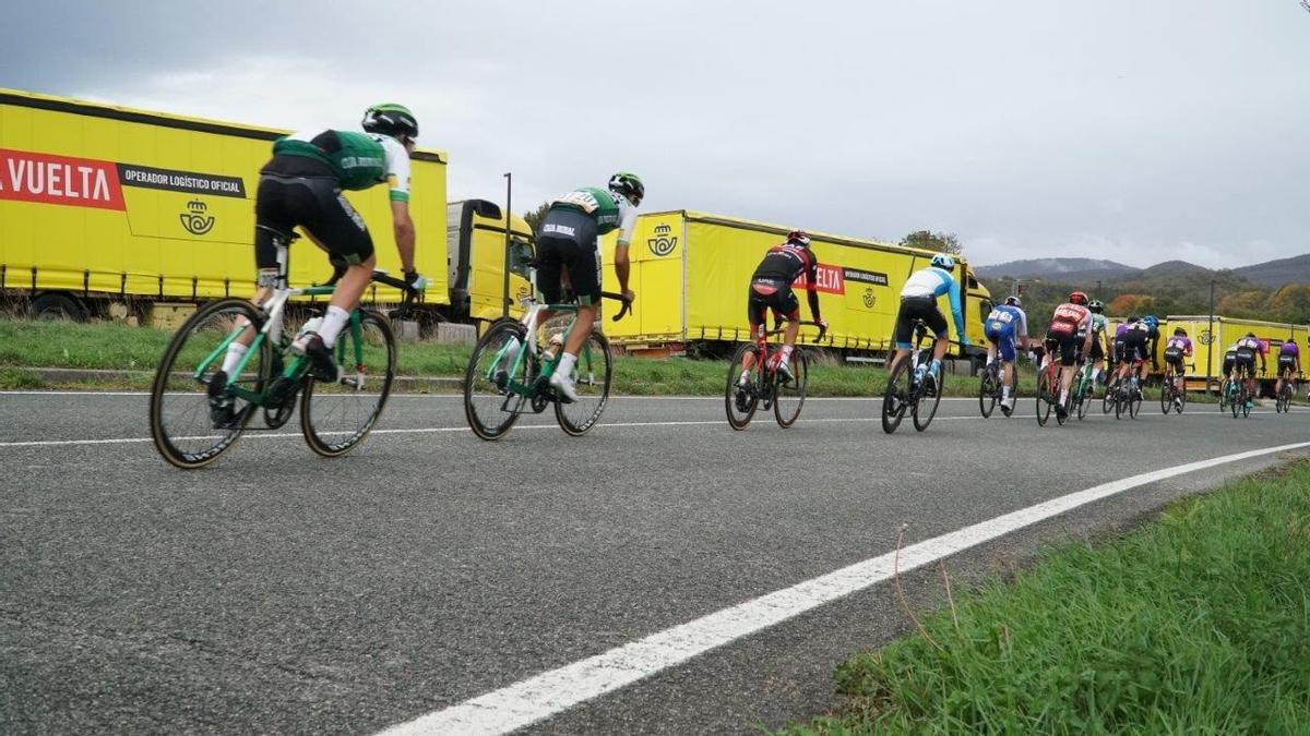 Ciclistas de La Vuelta.