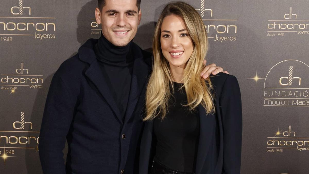 Alice Campello y Álvaro Morata, en una imagen de archivo