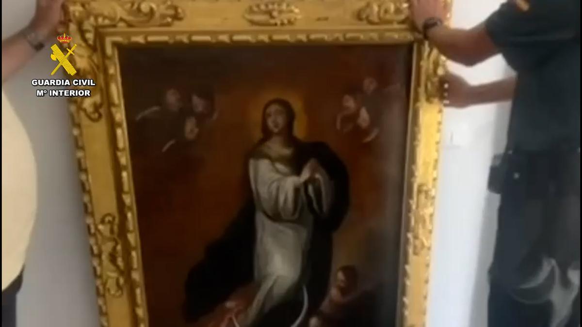 Detenido por robar en 2022 un cuadro del siglo XVIII valorado en 15.000 euros