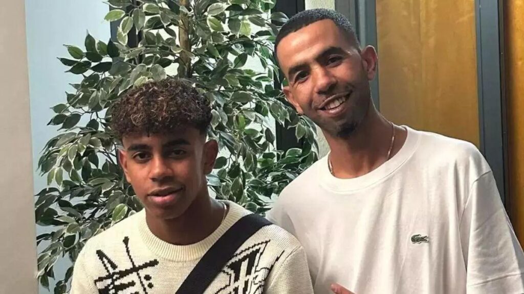 Lamine Yamal y su padre, Mounir Nasraoui.