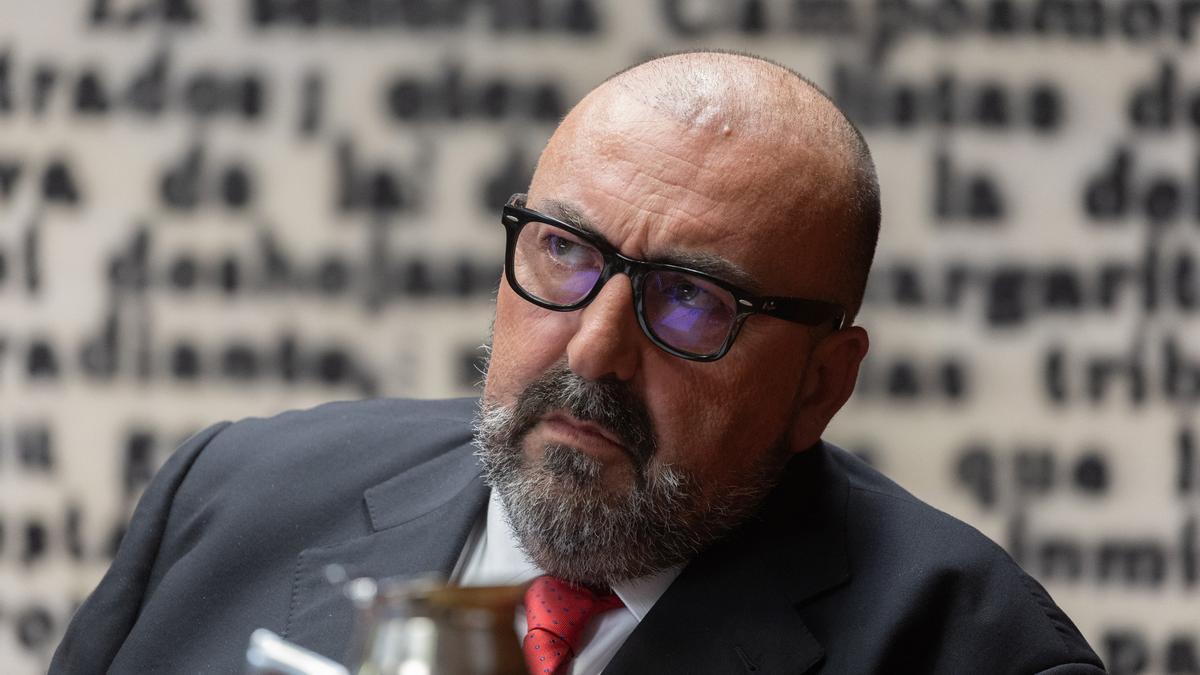 El exasesor del exministro José Luis Ábalos, Koldo García, comparece en la Comisión del Senado sobre la investigación de las mascarillas durante el COVID-19, a 22 de abril de 2024, en Madrid (España).