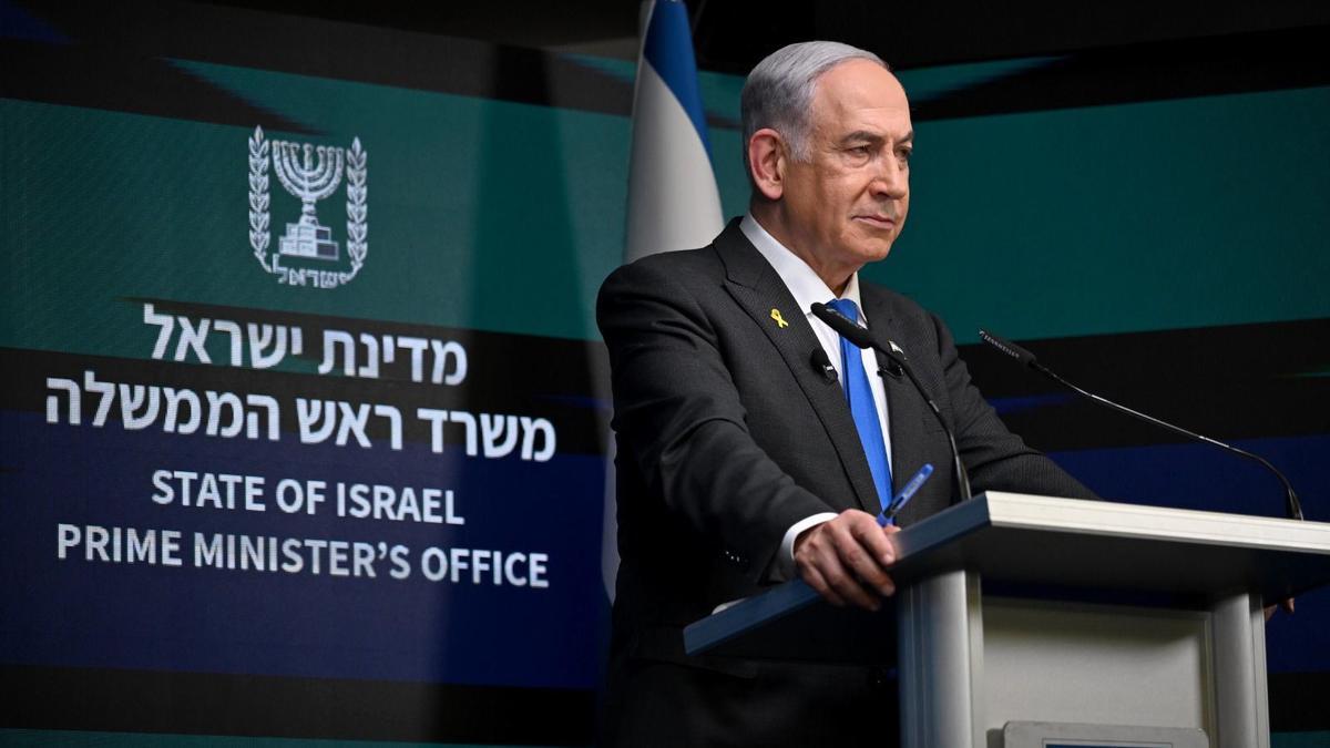 El primer ministro de Israel, Benjamin Netanyahu.