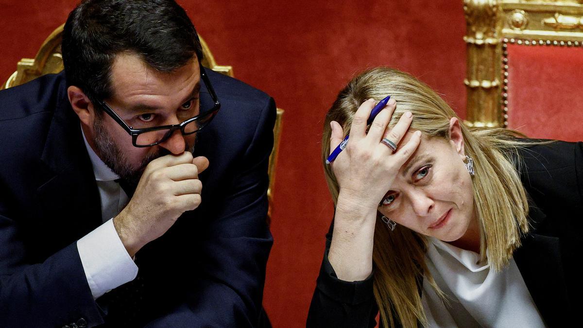 FILE PHOTO: Italy's Prime Minister Giorgia Meloni