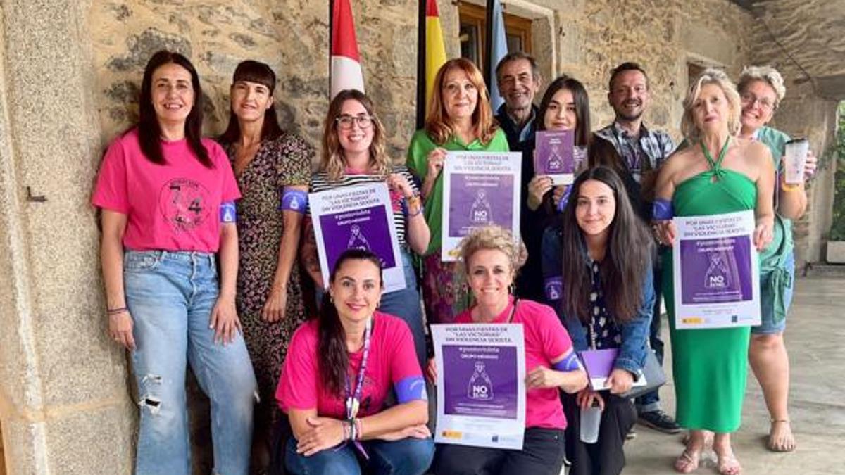 Algunos de los voluntarios que forman parte del Grupo Meninas en Puebla