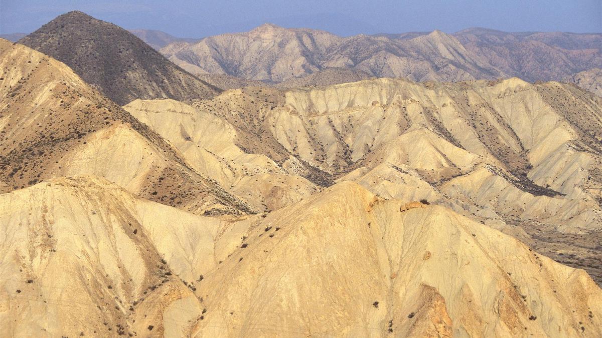 El desierto de Tabernas, exponente del clima que aguarda a buena parte de España