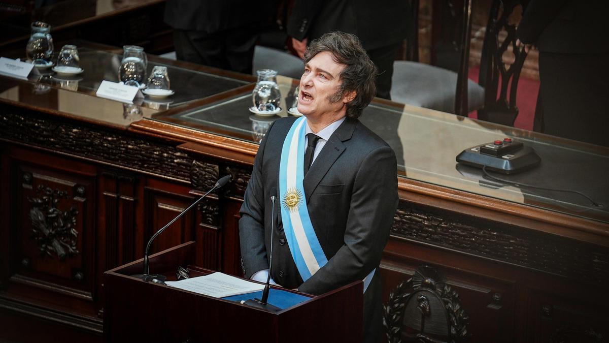 El presidente de Argentina, Javier Milei.