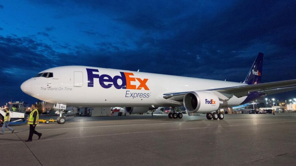 Un Boeing 777 Freighter de FedEx.