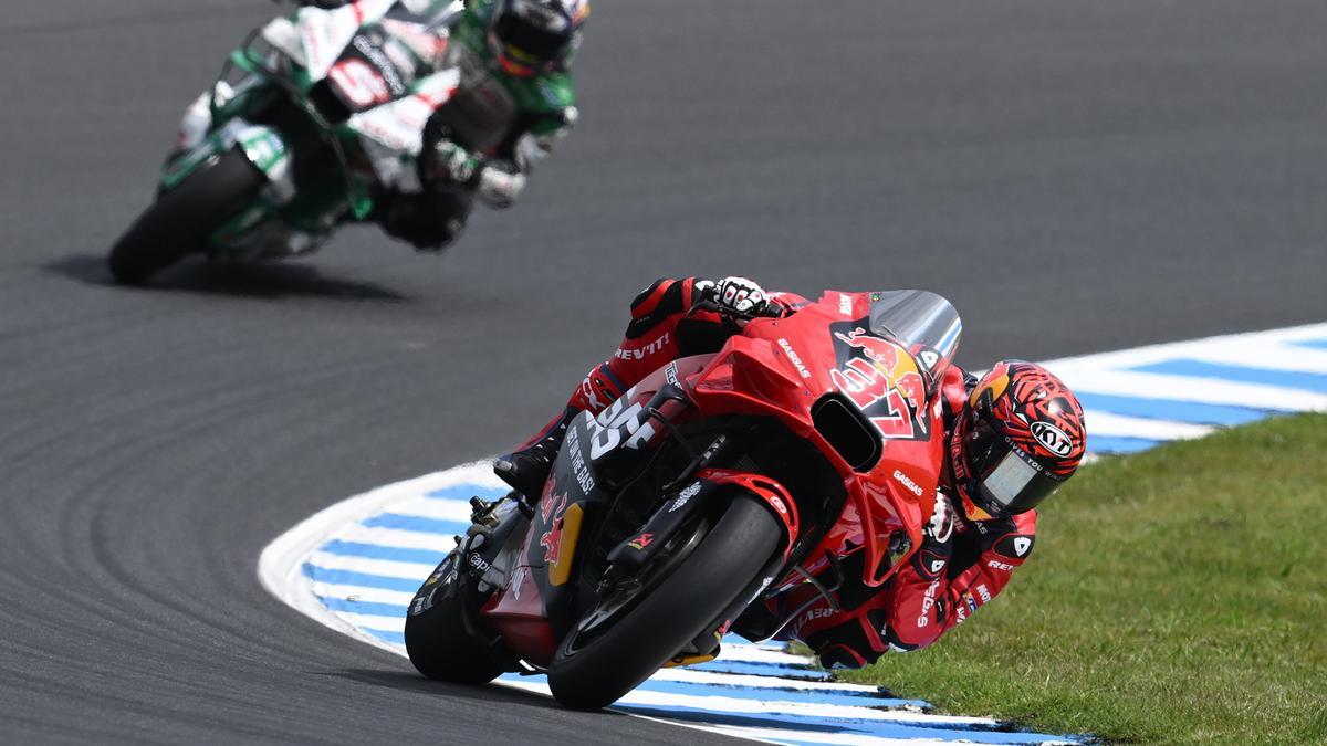 Pedro Acosta rueda en Phillip Island.