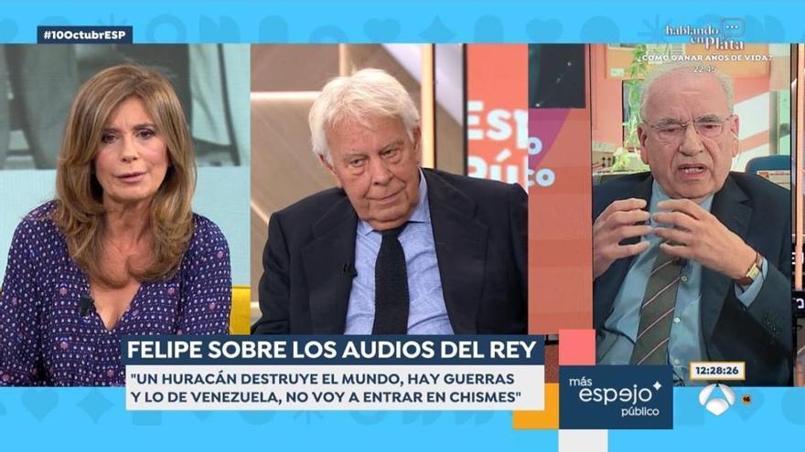 Gema López explose contre Felipe Gónzalez et Alfonso Guerra dans 'Public Mirror' : "Ce sont des courtisans du roi Juan Carlos"