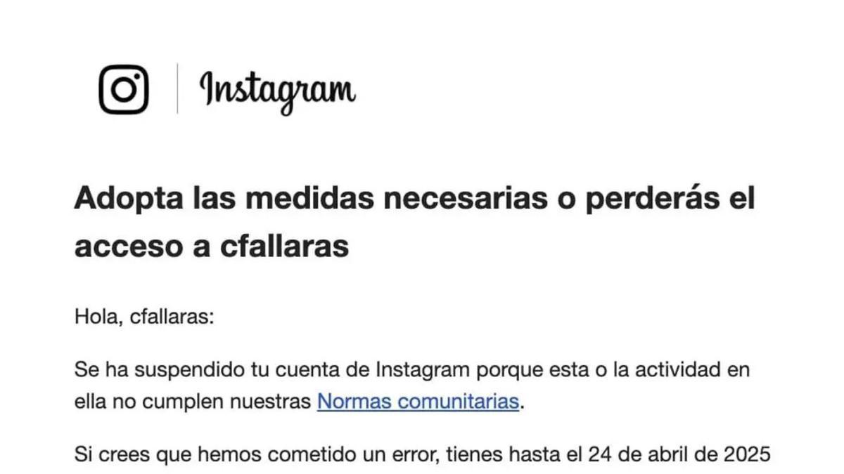 La cuenta de Cristina Fallarás desaparece de Instagram.