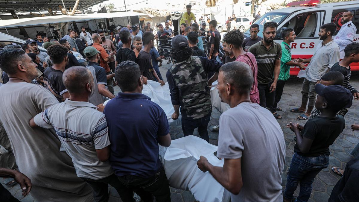 Brutal ataque de Israel contra un campo de refugiados palestinos en Gaza