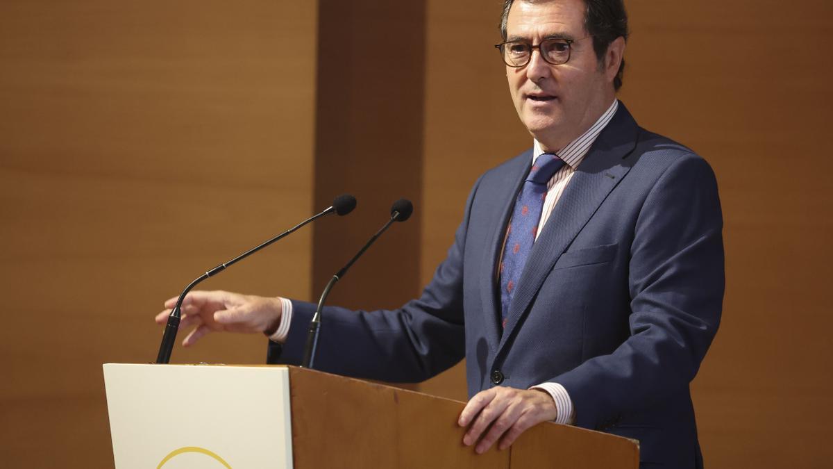 El presidente de la CEOE, Antonio Garamendi.