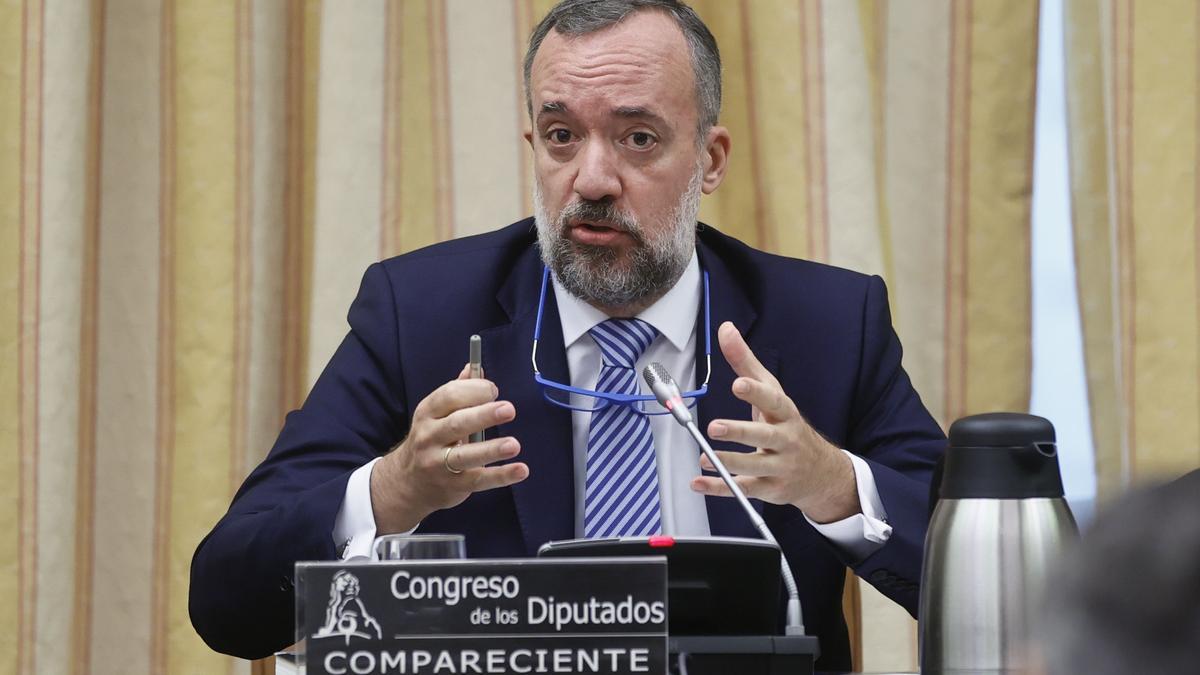 Francisco Martínez, el ex número dos de Interior en la etapa de Jorge Fernández Díaz, en el Congreso.