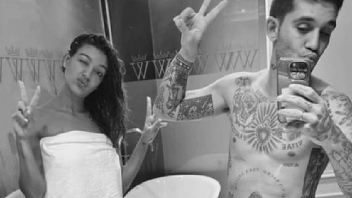 Ana Guerra y su marido, el primer día como marido y mujer.